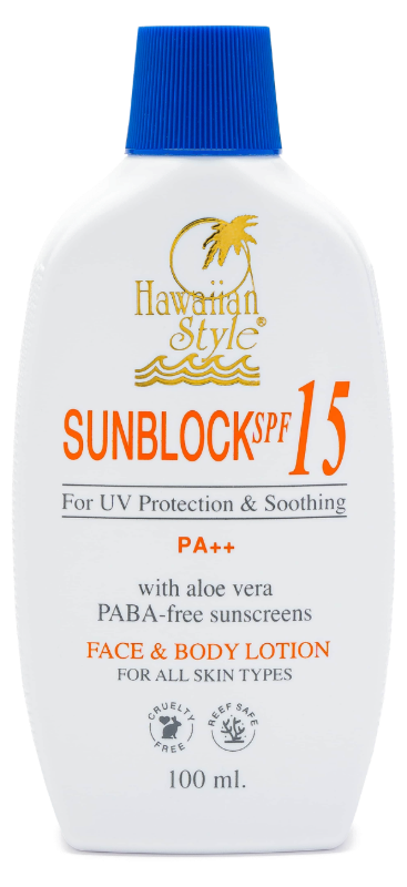 Hawaiian Style Sunblock SPF 15 PA++ 100 ml