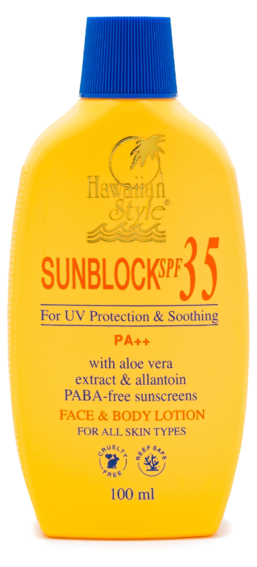 Hawaiian Style Sunblock SPF 35 PA++ 100 ml