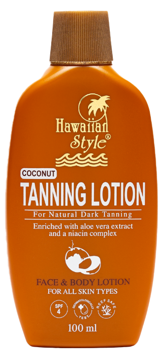 Hawaiian Style Coconut Tanning Lotion SPF 4 100 ml